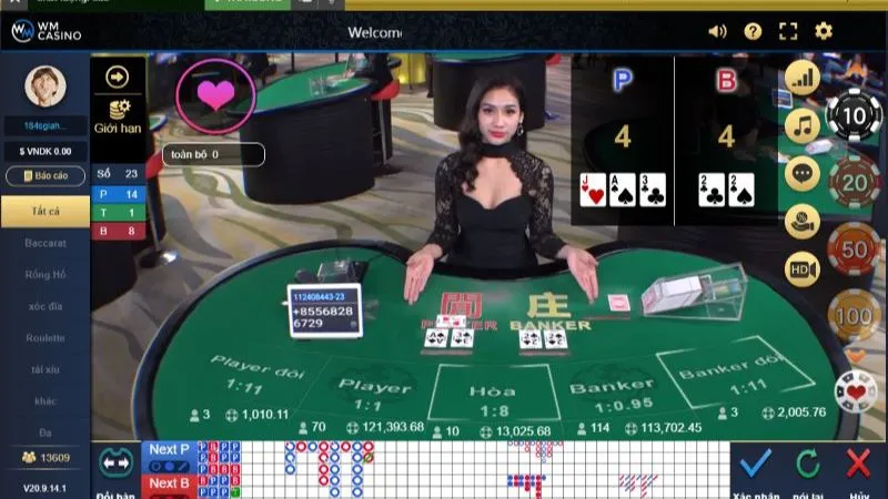 Lưu ý luật chơi Baccarat online 